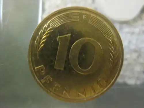 10 Pfennig, 1995 Münze Stuttgart, "F"