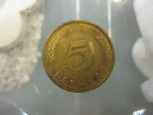 5 Pfennig, 1979 Münze Stuttgart, "F"