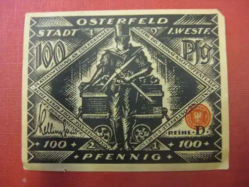 Notgeld Osterfeld, 100 Pf.