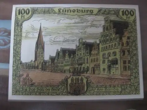 Notgeld Lüneburg, 100 Pf.