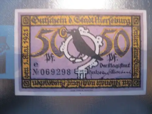 Notgeld Merseburg, 50 Pf.