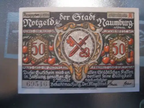 Notgeld Naumburg, 50 Pf.