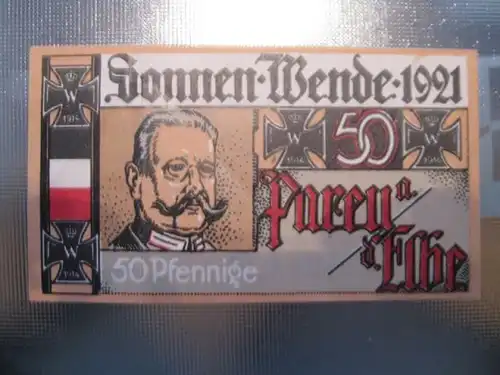 Notgeld Parey / Elbe, 50 Pf.