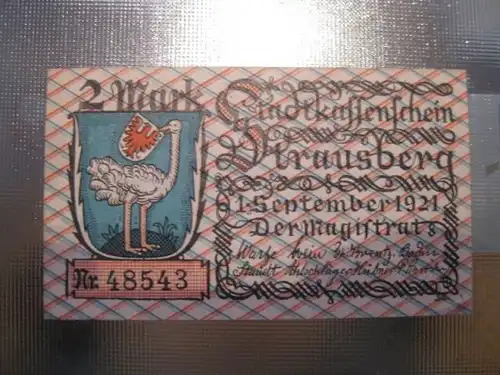 Notgeld Strausberg, 2 Mark