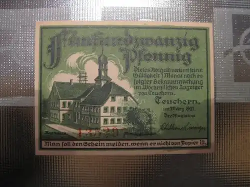 Notgeld Teuchern, 25 Pf.