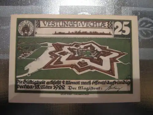 Notgeld Vechta, 25 Pf.