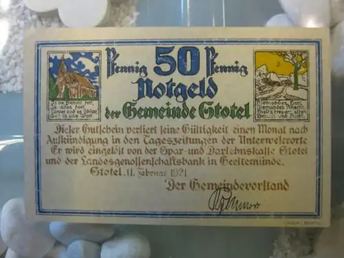 Notgeld Stotel, 50 Pf.