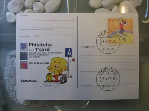 Sonderpostkarte PSo45, Philatelia mit T`card 1997