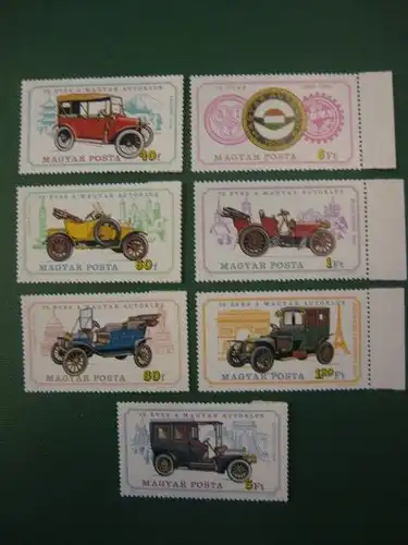 Autos, Ungarn, 7 Werte