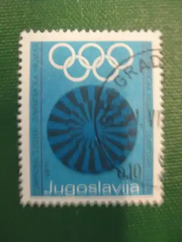 Sport,Olympische Spiele, Jugoslawien, 1 Wert
