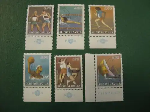 Sport, Olympia, Jugoslawien, 6 Werte