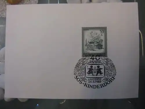 Sonderstempel Österreich, SOS-Kinderdörfer, 40 Jahre SOS-Kinderdorf, 1989