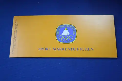 Sport Markenheftchen 1985 der Sporthilfe, Für den Sport