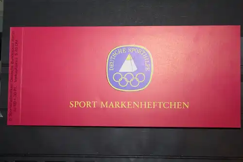 Sport Markenheftchen, 
Markenheft Deutsche Sporthilfe 1979