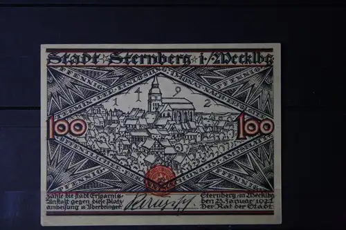 Notgeld Sternberg, 100 Pf.