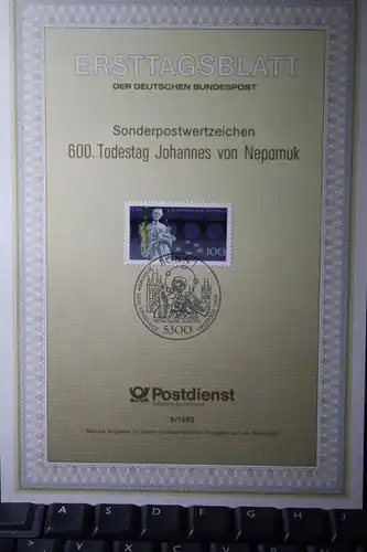 Ersttagsblatt ETB Johannes von Nepomuk