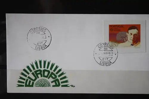 Portugal, CEPT 1983, FDC, ungezähnte Marken aus dem Blatt der CTT (Post)