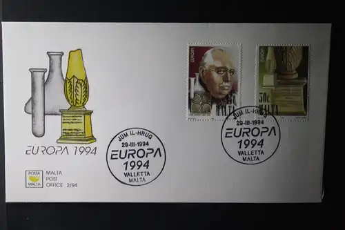 Malta CEPT EUROPA-UNION 1994 FDC