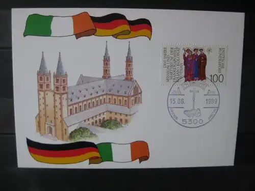 Frankenapostel, Amtliche MK Irland mit deutscher Marke, 1989