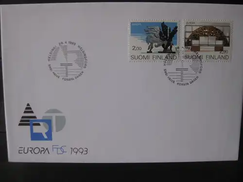 Finnland, CEPT EUROPA-UNION 1993, FDC