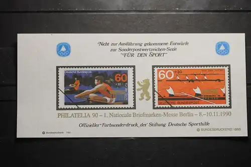 Vignette der Sporthilfe Für den Sport 1990