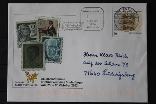 Umschlag mit Sonderwertstempel; USo 43