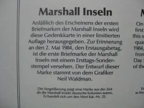 MK Marshall-Inseln 1984