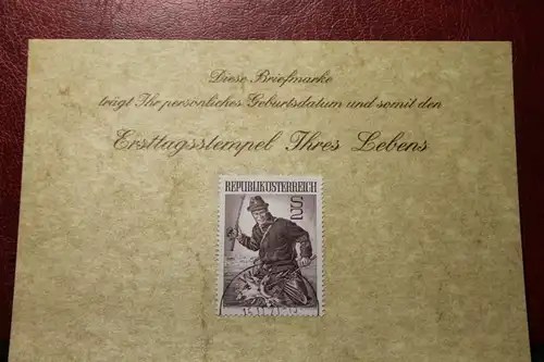 15.11.1971; Personalisierte Geburtstagskarte; Personalisierte Ersttagskarte; Personalisierte Geburtskarte