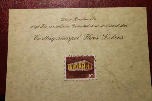 11.3.1970; Personalisierte Geburtstagskarte; Personalisierte Ersttagskarte; Personalisierte Geburtskarte