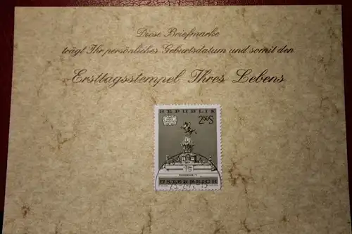 23.2.1972; Personalisierte Geburtstagskarte; Personalisierte Ersttagskarte; Personalisierte Geburtskarte