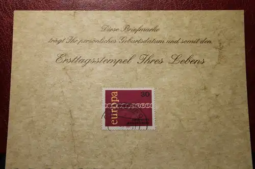 3.5.1971; Personalisierte Geburtstagskarte; Personalisierte Ersttagskarte; Personalisierte Geburtskarte