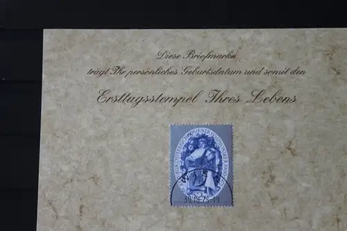 30.10.1975; Personalisierte Geburtstagskarte; Personalisierte Ersttagskarte; Personalisierte Geburtskarte