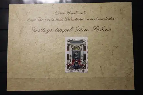 29.12.1976; Personalisierte Geburtstagskarte; Personalisierte Ersttagskarte; Personalisierte Geburtskarte