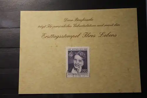 7.11.1978; Personalisierte Geburtstagskarte; Personalisierte Ersttagskarte; Personalisierte Geburtskarte