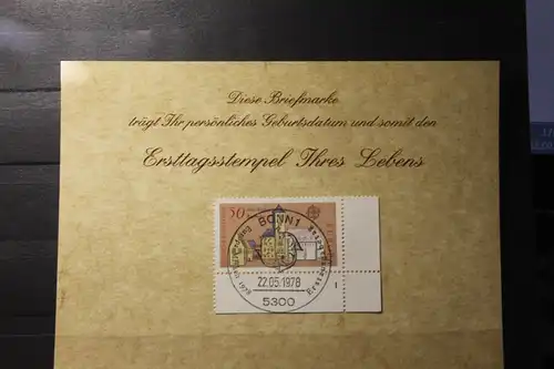 22.5.1978; Personalisierte Geburtstagskarte; Personalisierte Ersttagskarte; Personalisierte Geburtskarte