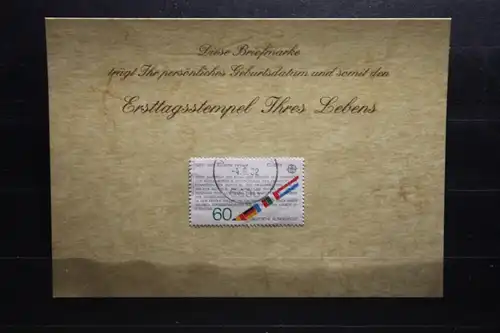 4.8.1982; Personalisierte Geburtstagskarte; Personalisierte Ersttagskarte; Personalisierte Geburtskarte