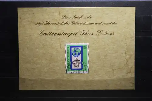 25.5.1982; Personalisierte Geburtstagskarte; Personalisierte Ersttagskarte; Personalisierte Geburtskarte