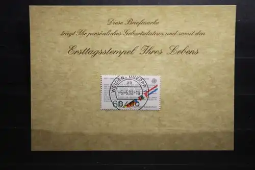 5.5.1982; Personalisierte Geburtstagskarte; Personalisierte Ersttagskarte; Personalisierte Geburtskarte