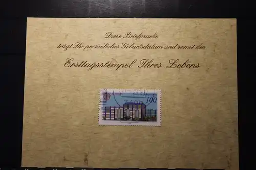 21.9.1992; Personalisierte Geburtstagskarte; Personalisierte Ersttagskarte; Personalisierte Geburtskarte