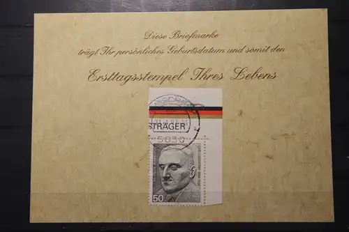 21.4.1992; Personalisierte Geburtstagskarte; Personalisierte Ersttagskarte; Personalisierte Geburtskarte