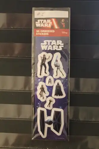 Star Wars Sticker; 3D Embossed Stickers Star Wars