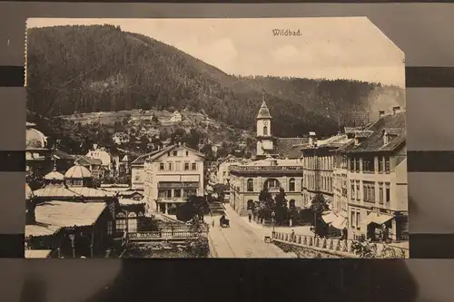 [Echtfotokarte schwarz/weiß] Wildbad. 