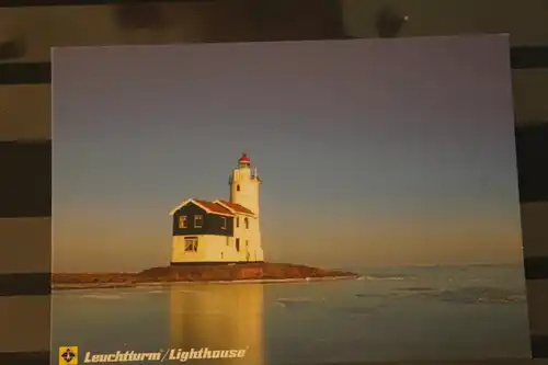 [Echtfotokarte farbig] Leuchtturm/Lighthouse. 