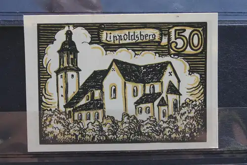 Notgeld Lippoldsberg Kreis Hofgeismar; 50 Pf.