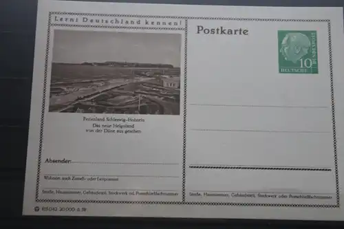 Helgoland, Bildpostkarte von 1956