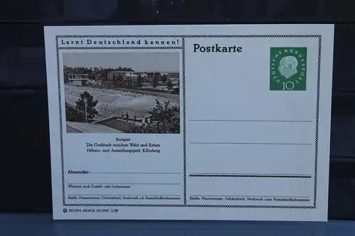 [Ansichtskarte] Stuttgart,  Bildpostkarte der Bundespost 1959. 