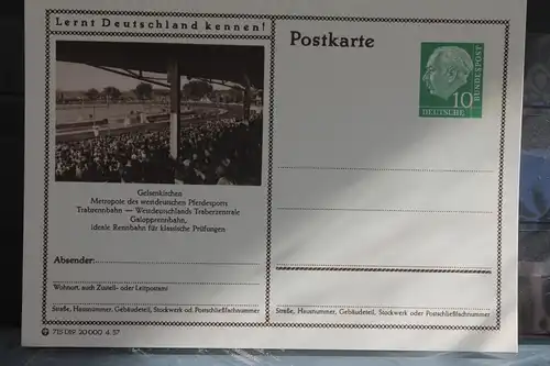 [Ansichtskarte] Gelsenkirchen,  Bildpostkarte der Bundespost 1957. 