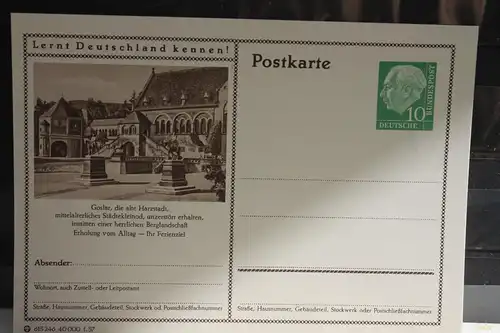[Ansichtskarte] Goslar,  Bildpostkarte der Bundespost 1957. 