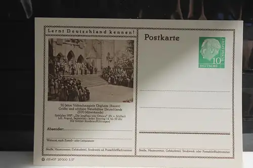 [Ansichtskarte] Ötigheim (Rastatt),  Bildpostkarte der Bundespost 1957. 