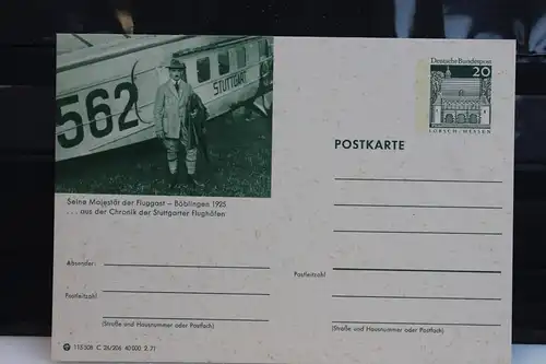 [Ansichtskarte] Böblingen, Bildpostkarte der Bundespost 1971. 